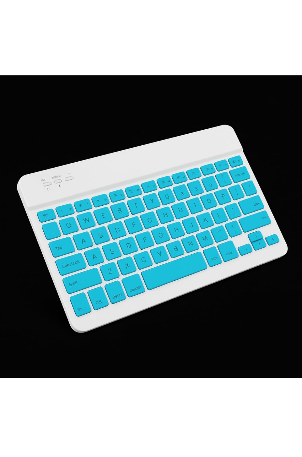 Keyboard with coffee